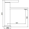 Смеситель для раковины FRAP H899 F10899-15